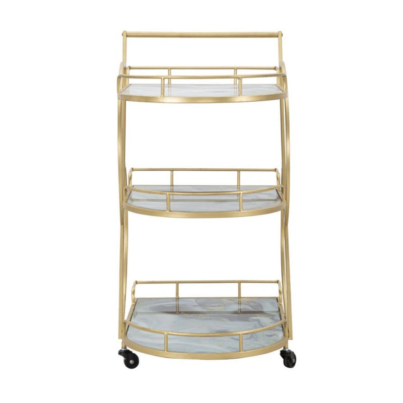 Carrello Marble Glassortiti Mix Cm71x45,5x84,5