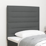 Testata a LED Design Lines Grigio Scuro 100 cm Tessuto