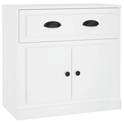 Buffet credenza cassettiera mobiletto mobile contenitore organizer per cucina soggiorno salotto 70 x 35,5 x 67,5 cm legno ingegnerizzato bianco 02_0030487