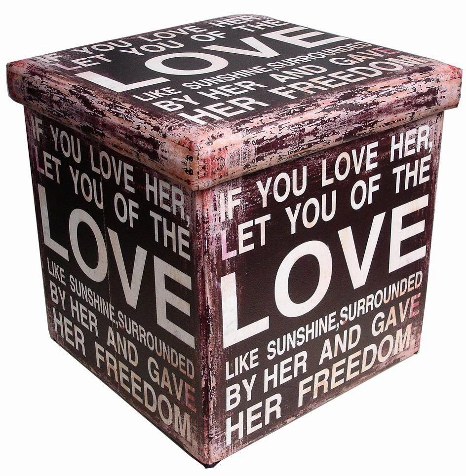 Biscottini Pouf contenitore richiudibile in ecopelle Praticissimo 38x38x38 realizzato