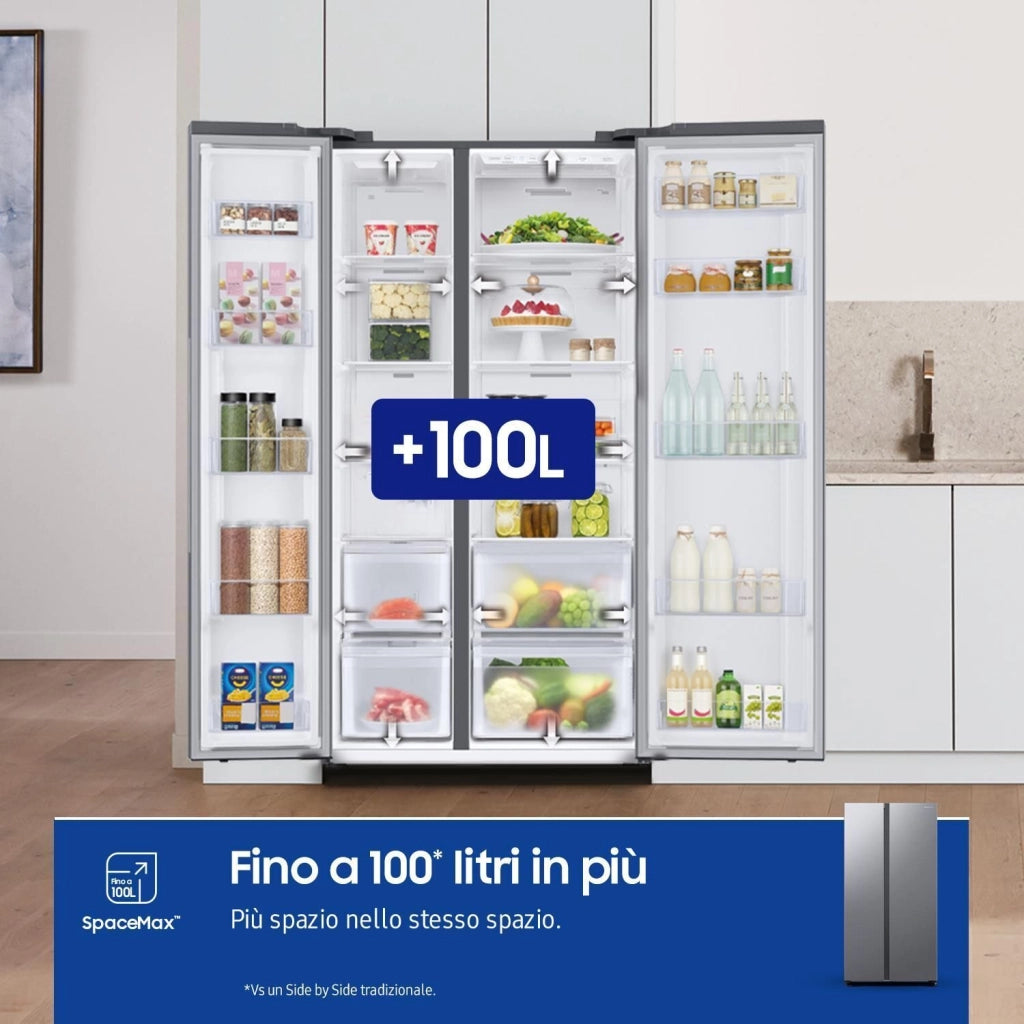 Samsung RS62DG5003S9 frigorifero side-by-side Libera installazione 655 L E Acciaio inossidabile
