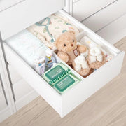 Organizzatore per armadio PAX 50 x 58 cm - pieghevole, lavabile e robusto - set da 4 - bianco