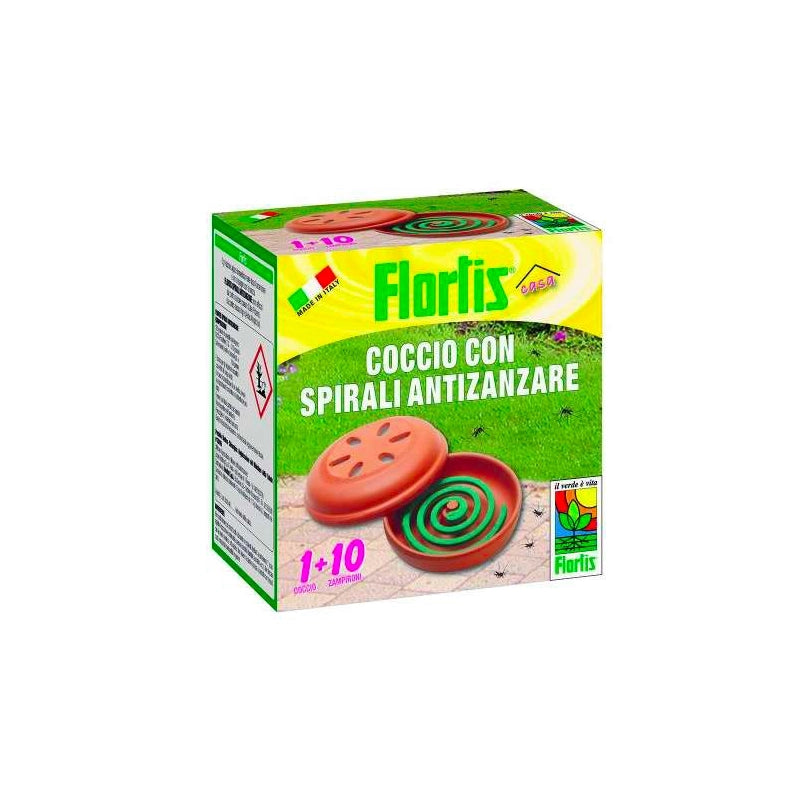 Coccio con zampironi antizanzare