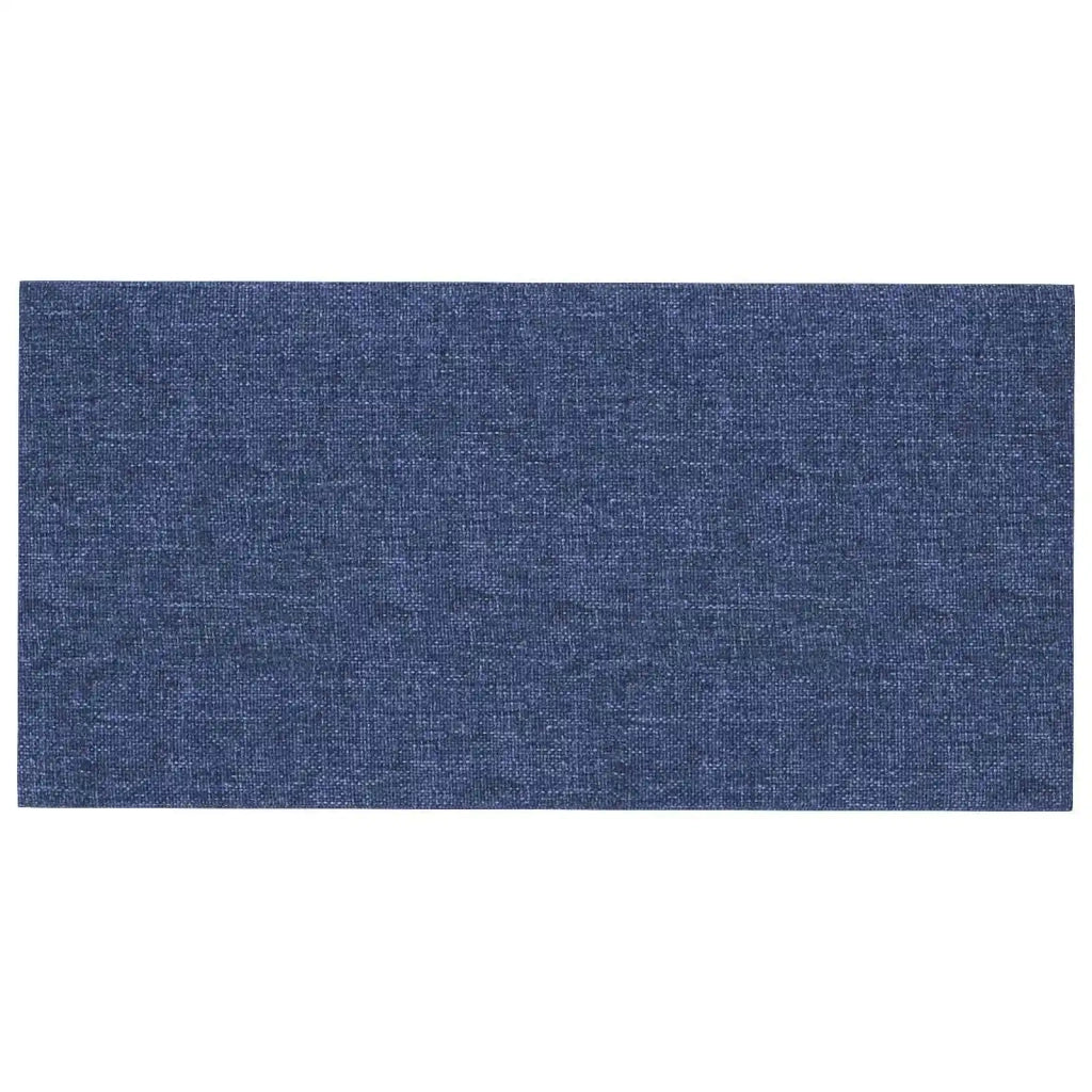 Testiera da Parete 12 pcs Blu 60 x 30 cm Tessuto