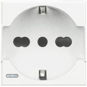 Bticino Axolute Presa Schuko 10/16 Bianco HD4140A16