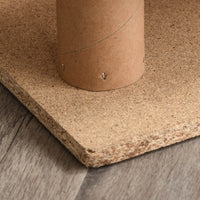 Scaletta per Cani 4 Gradini 60x35x44 cm in Flanella Sfoderabile e Truciolato Grigio chiaro