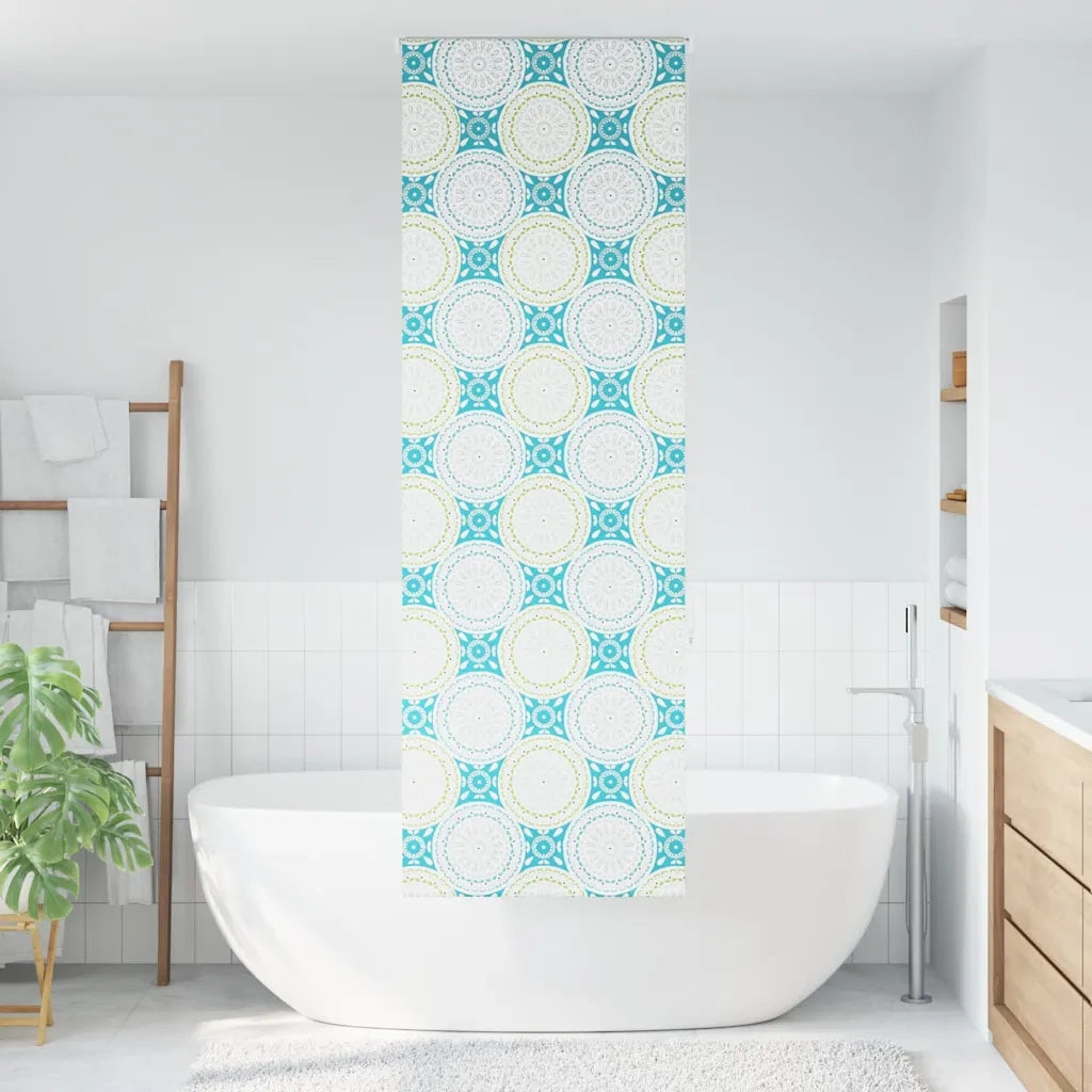 Tenda a rullo | Tenda avvolgibile Doccia 80x240 cm Larghezza Tessuto 76 cm
