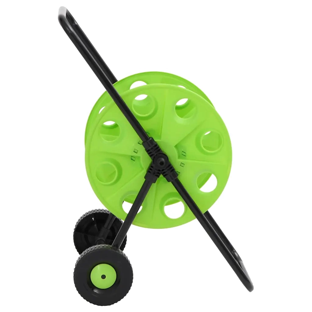 Carrello Avvolgitubo Verde Tubo Flessibile 60 m 1/2" in Acciaio