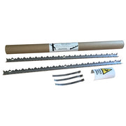 Sodifer 91677 Kit Punte Antiladro per Tubi Gas 2 Barre 80 cm Sezione a U Acciaio Inox con Fascette e Adesivo Segnaletico