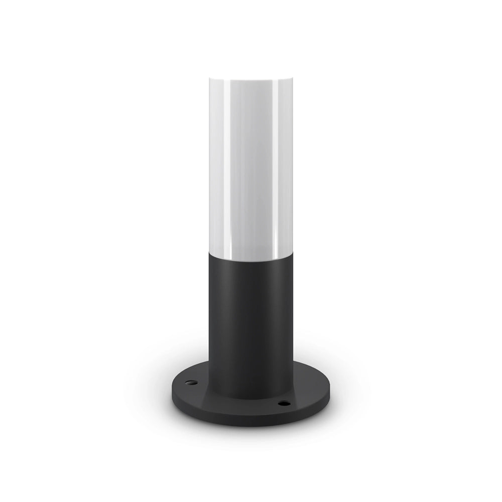 Lampada Da Terra Moderna Da Esterno Metallo Nero 1 Luce Le27 60W Ip54