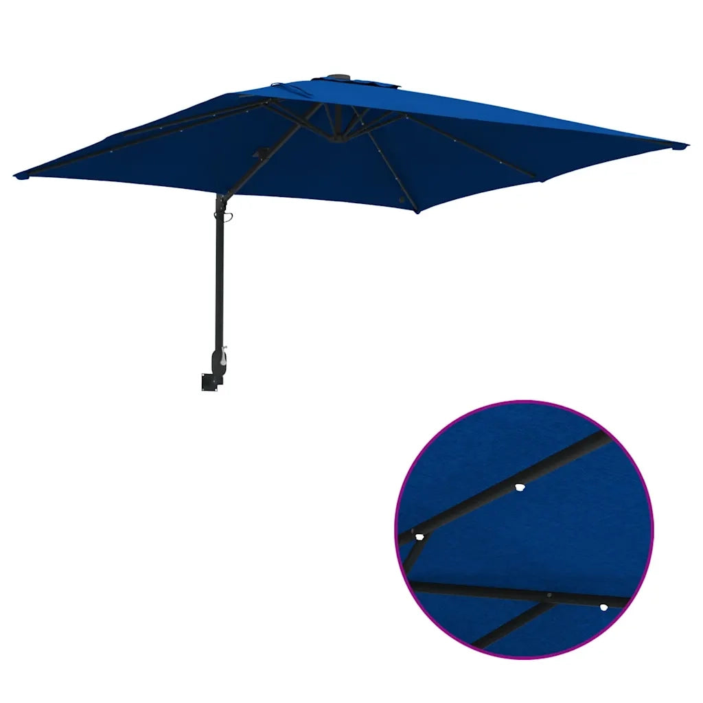 Ombrello | Parasol da giardino Azzurro 248,5 x 247,5 x 160 cm