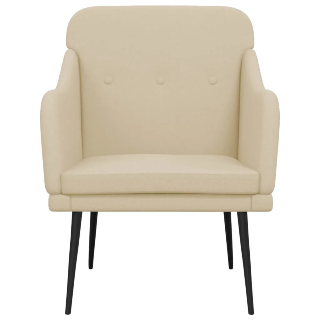 Poltrona Crema 63x76x80 cm in Tessuto cod mxl 14278