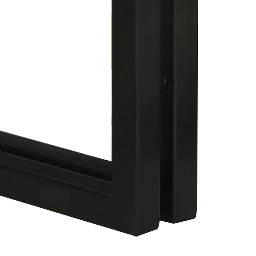 Tavolo Nesting 3 pcs Legno Riciclato Massello e Metallo 4104729