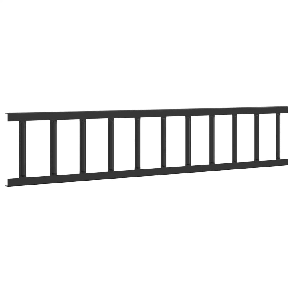 Guardia per neve sul tetto Nero 100 x 2,5 x 20 cm Acciaio CFW8236732