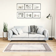 Tappeto Lavabile 80x150 cm Beige Chiaro 337946