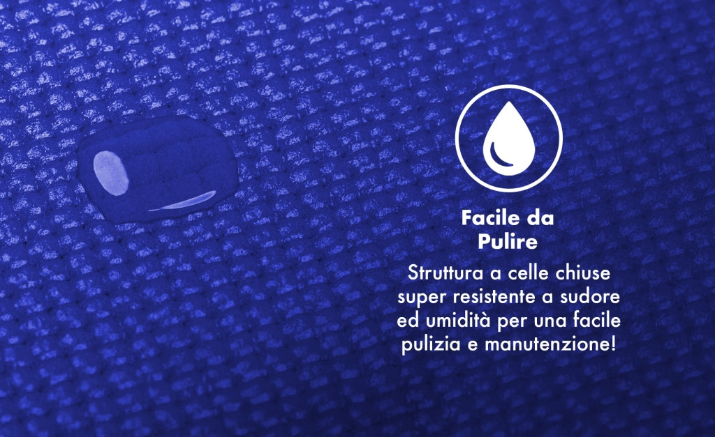 Tappeto Per Esercizi Grande XXL 180 x 200 Cm Antiscivolo Resistente Tappetino Allenamento Casa Palestra Materassino Fitness Pilates Yoga In Pvc Arrotolabile Facile Trasporto  Blu