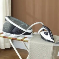 Ferro da Stiro 2600W 100 g/min, Funzione ECO, Suola in Ceramica, Sistema Anti-Calcare, Serbatoio Estraibile 1,5 L, Blu