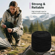 Black Work Rope, 10 Mm, 100 M, Polyester