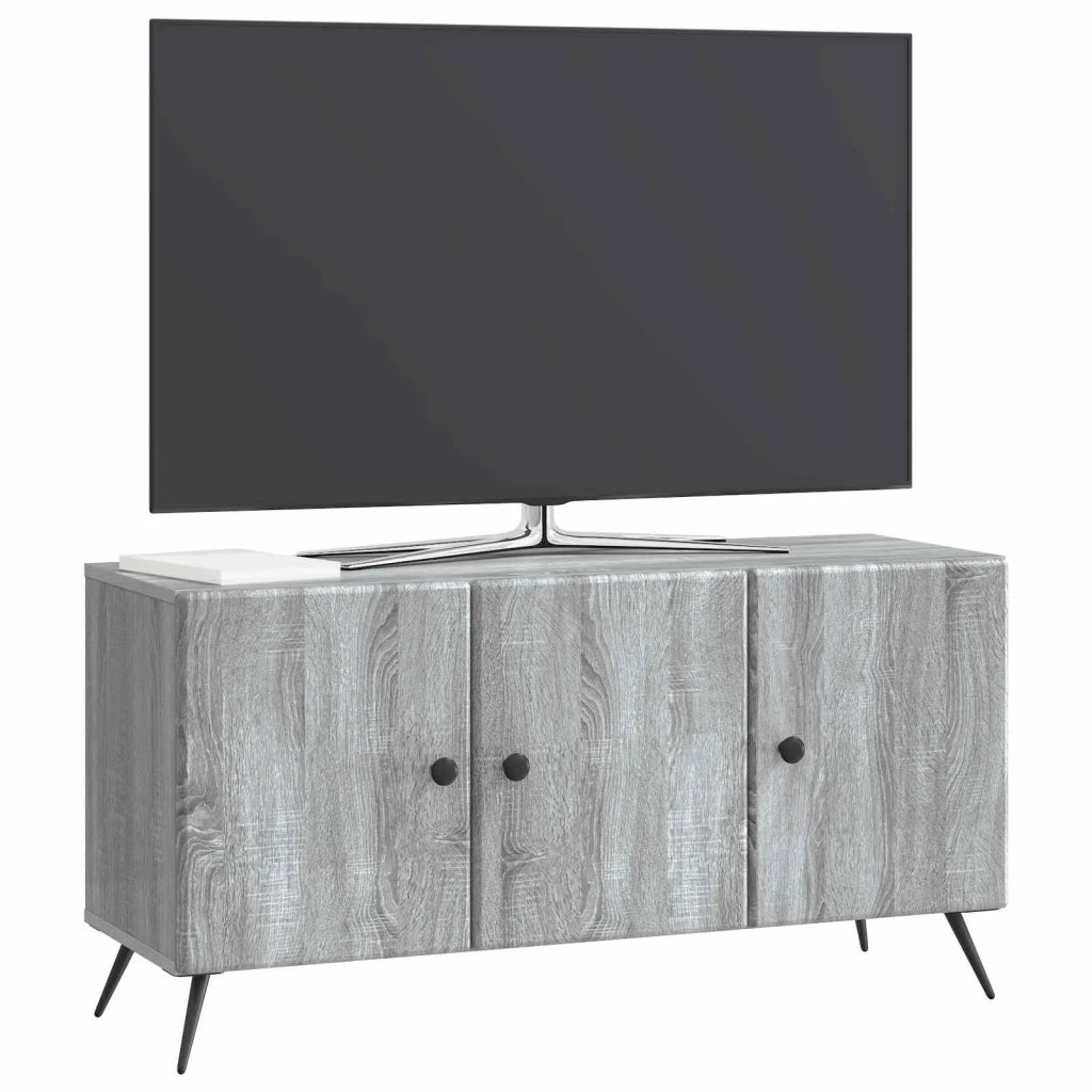 Mobile TV Grigio Sonoma 99 x 34,5 x 50 cm Legno ingegnerizzato