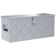 Cassetta in Alluminio 76,5x26,5x33 cm Argento CFW7136419
