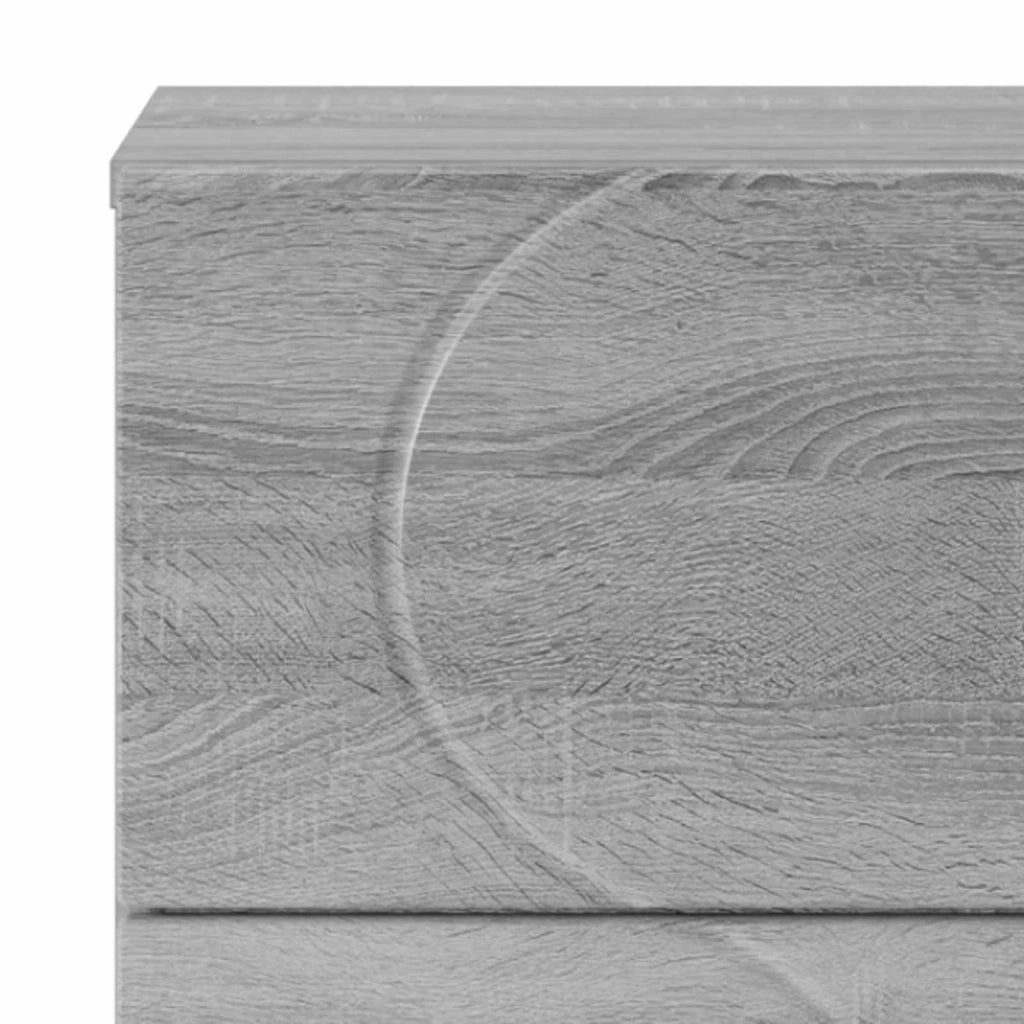 Credenza Sonoma grigio 33,5 x 34,5 x 75 cm Legno ingegnerizzato 8011519