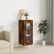 Credenza Rovere Fumo 34,5x34x90 cm in Legno Multistrato 828785