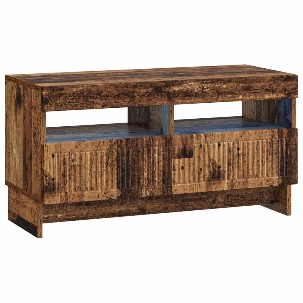 Mobile TV LED a 5 pezzi Legno antico Legno ingegnerizzato 3416427