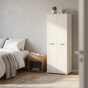 Armadio 4 ante in Legno Composito cm 60x38x174 - FLIP