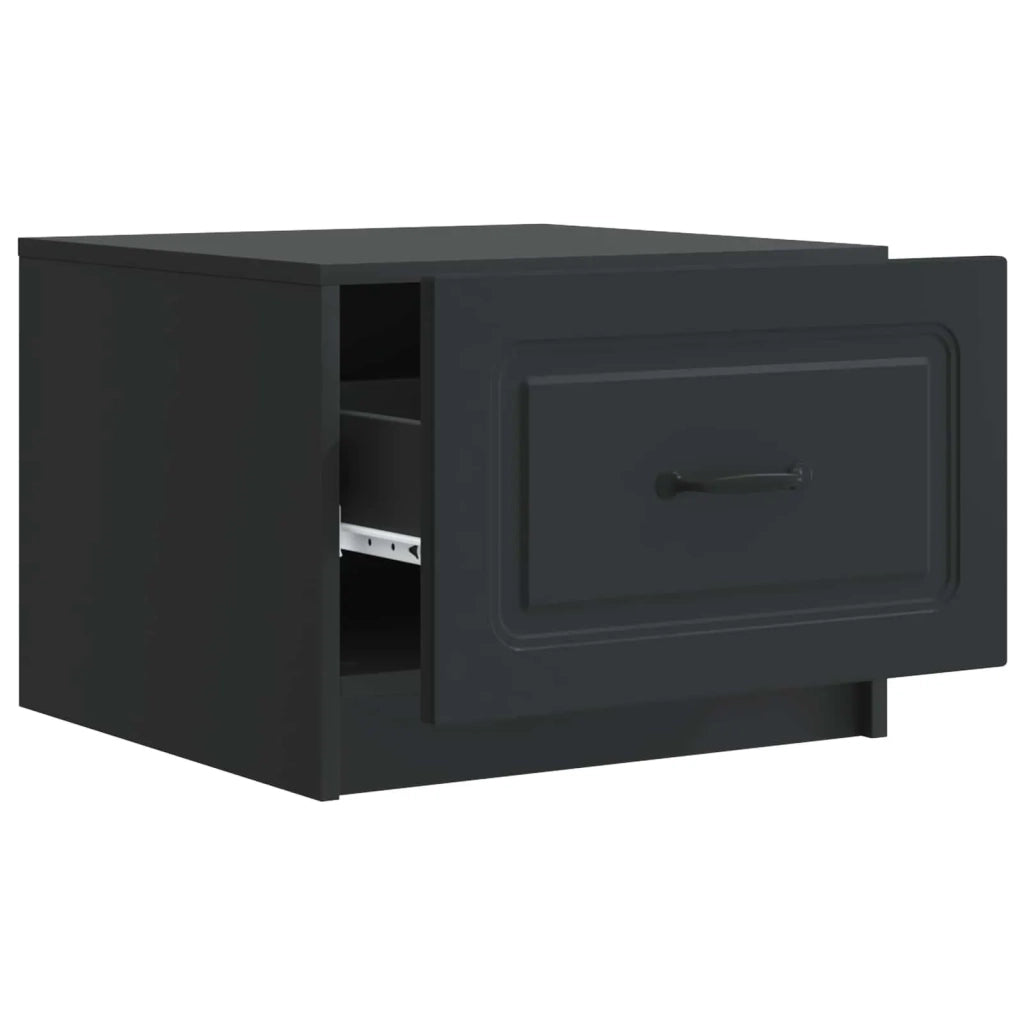 Tavolino da salotto Nero 49 x 50 x 37 cm Legno ingegnerizzato 895886