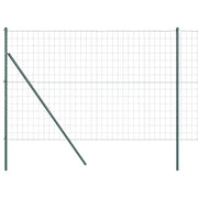 Recinzione da Giardino | Recinzione con Posto Verde 1,6 x 10 m Acciaio e PVC