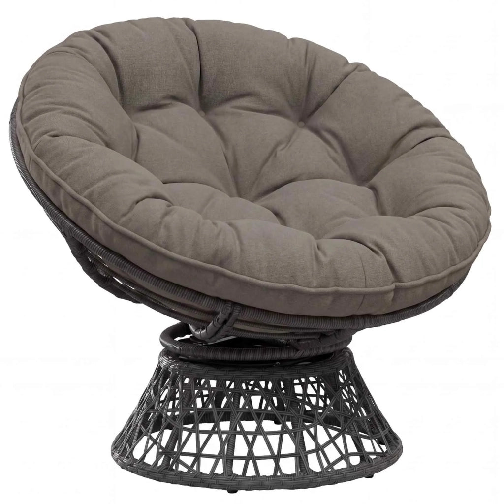 Cuscino per Sedia Appesa VIANEN 100% Poliestere Grigio 954008