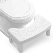 Sedia per Bagno Aiuta a Guarire la Bloccatura e il Sindrome dell'Intestino Irritabile (Bianca)
