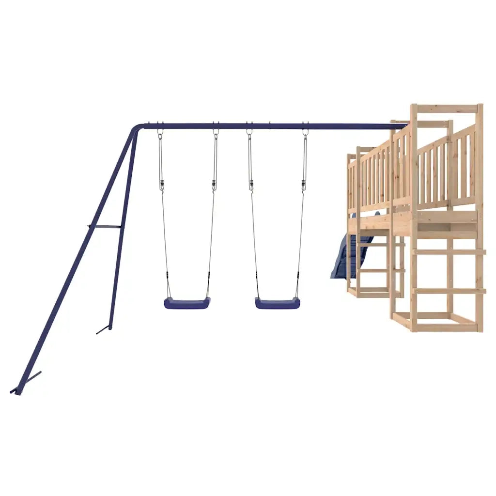 Set da Gioco da Esterno in Legno Massello di Pino 3155960