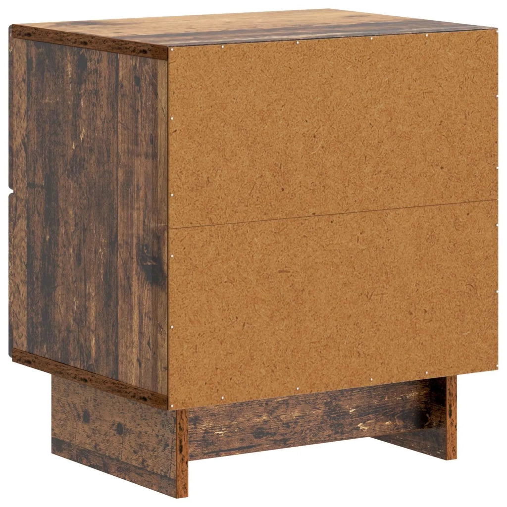 Armadio da Notte 2 pcs Legno antico 43 x 34,5 x 47,5 cm 893852
