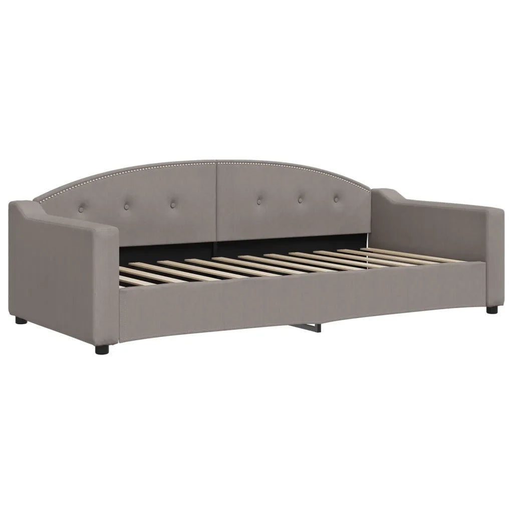 Divano letto | Sof¨¤ letto | Letto singolo con Materasso Tortora 90x200 cm in Tessuto
