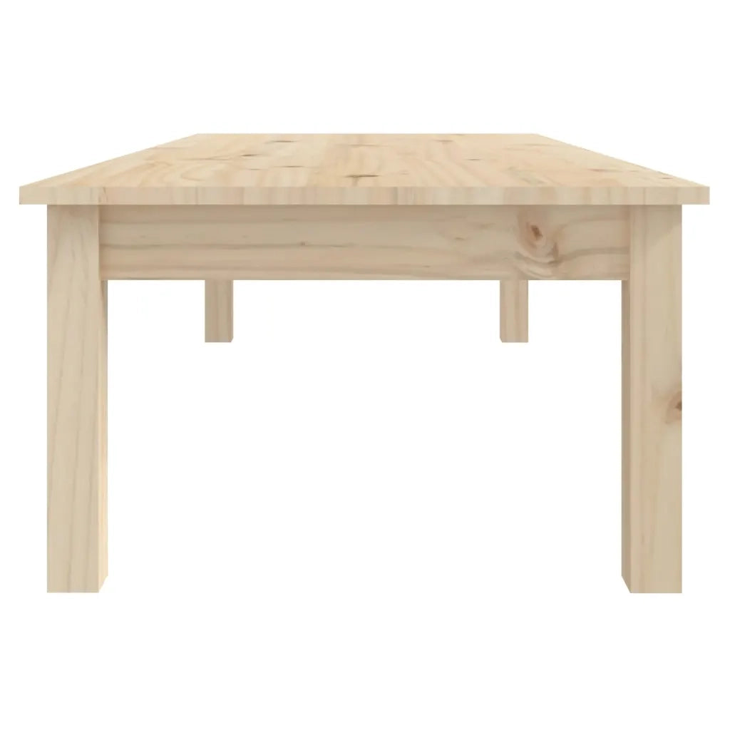Tavolino da Salotto 110x50x30 cm Legno Massello di Pino 814234