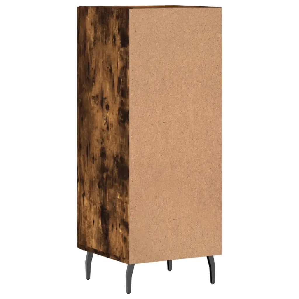 Credenza-Buffet-Armadio da cucina Rovere Fumo 34,5x34x90 cm in Legno Multistrato 463324