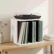 Storage per dischi in vinile Bianco 42 x 33 x 36 cm 8012834