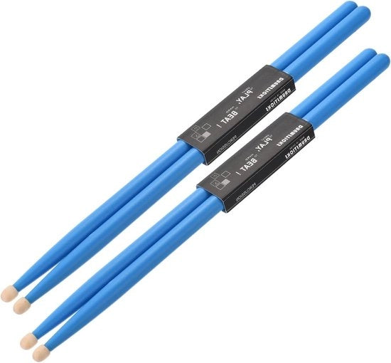 Drumsticks in legno di quercia, 5A Classico, Manici anti-slip - Set da 2 paia