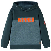 Felpa con Cappuccio per Bambini Verde Scuro 116cod mxl 93300