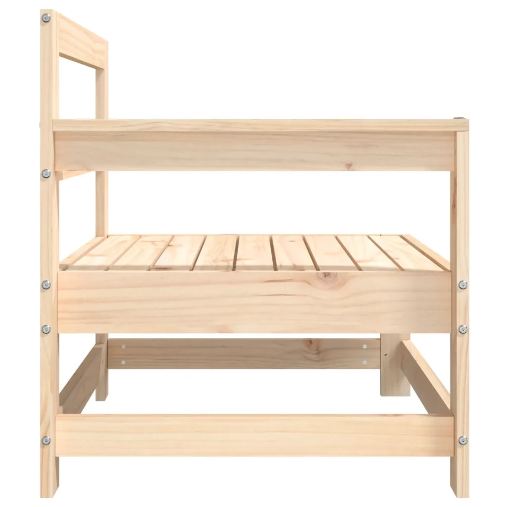 Divani Angolari da Giardino 2 pz in Legno Massello di Pino 825506