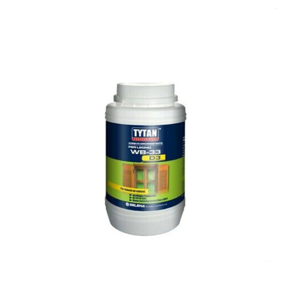 Colla vinilica WB-33 TYTAN 200-750 gr adesivo idroresistente legno pietra carta GR. 750