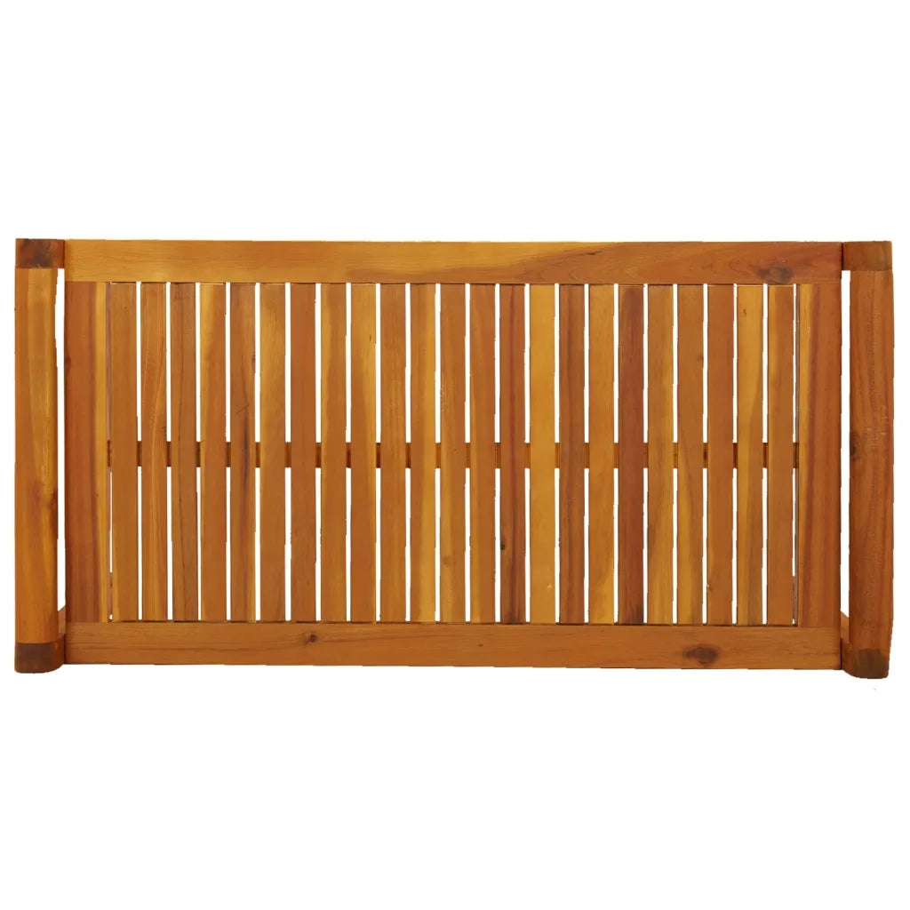 Set Divani Giardino 2pz con Cuscini Grigio Scuro Legno Massello