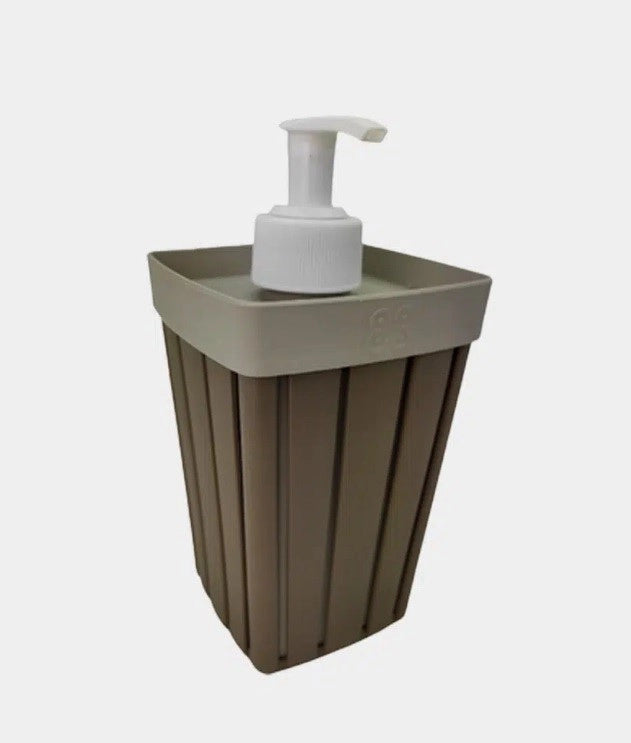 Portasapone Dispenser Sapone Bagno Doga Moka 7,5 x 7,5 x 15,4 cm