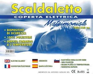 Scaldaletto scaldasonno coperta termica matrimoniale cm. 140x160