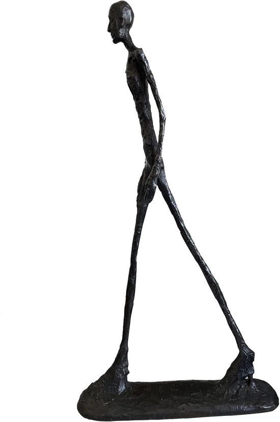 Statua Bronzata di Figura Umana, Arte Moderna Decorativa per Salotto Ufficio Galleria, Ornamento Artistico in Bronzo, 60CM