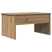 Tavolino salotto | Tavolino da caff¨¨ | Tavolino da Soggiorno Rovere Artigianale 80x50,5x41,5 cm Truciolato