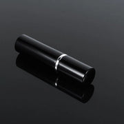 Spruzzatore di profumo in alluminio da 5 ml - contenitore riutilizzabile - spray per profumo portatile per attività all'aperto nero