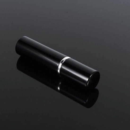 Spruzzatore di profumo in alluminio da 5 ml - contenitore riutilizzabile - spray per profumo portatile per attività all'aperto nero
