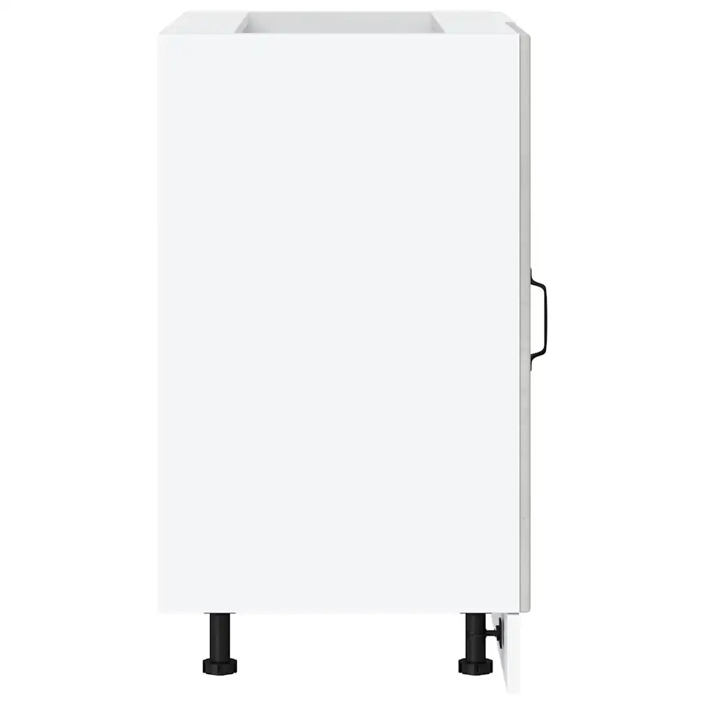 vidaXL Mobile Base Lavello “Lyon” Grigio Cemento in Legno Multistrato